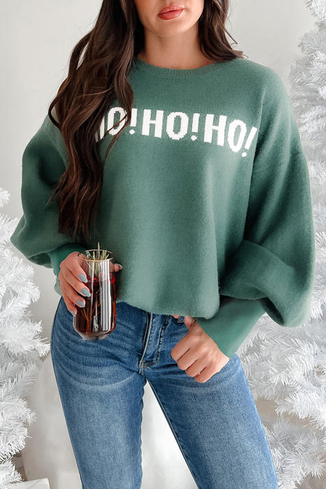 HIDDEN GEMS | Merry Christmas Ho Ho Ho Sweater