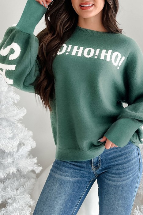 HIDDEN GEMS | Merry Christmas Ho Ho Ho Sweater