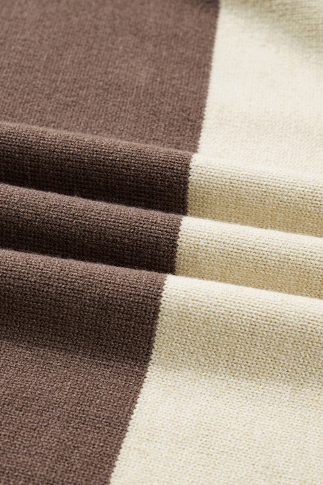 HIDDEN GEMS | Colorblock Crew Neck Drop Shoulder Sweater