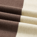  HIDDEN GEMS | Colorblock Crew Neck Drop Shoulder Sweater