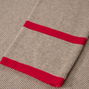  HIDDEN GEMS | Stripe Buttoned Side Ribbed Knit Sweater