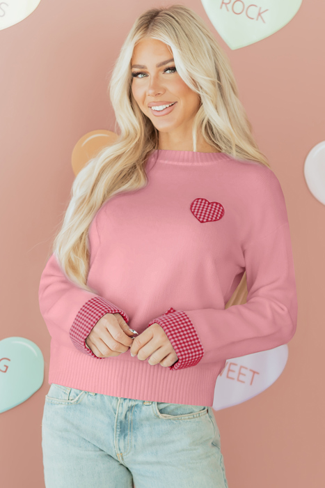 Forever Valentine Embroidered Soft Sweater