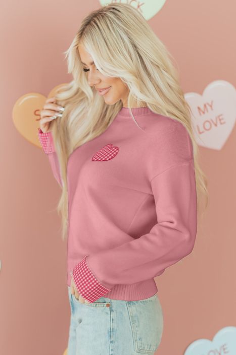 Forever Valentine Embroidered Soft Sweater
