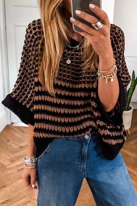 Weekend Winner Stripe Knitted Top
