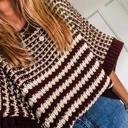  Weekend Winner Stripe Knitted Top