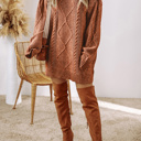  HIDDEN GEMS | Cozy Cable Knit Sweater Dress