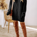  HIDDEN GEMS | Cozy Cable Knit Sweater Dress