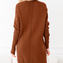  HIDDEN GEMS | Ribbed Mock Neck Sweater Dress