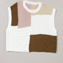  HIDDEN GEMS Colorblock Knit Top