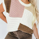  HIDDEN GEMS Colorblock Knit Top