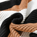  HIDDEN GEMS | Colorblock Stripe Sleeveless Sweater Top