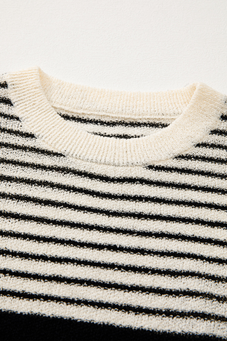 HIDDEN GEMS | Studious Stripe Sleeveless Sweater Top