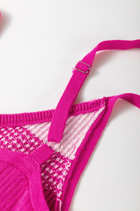 HIDDEN GEMS | Stripe Adjustable Strap Sweater Tank