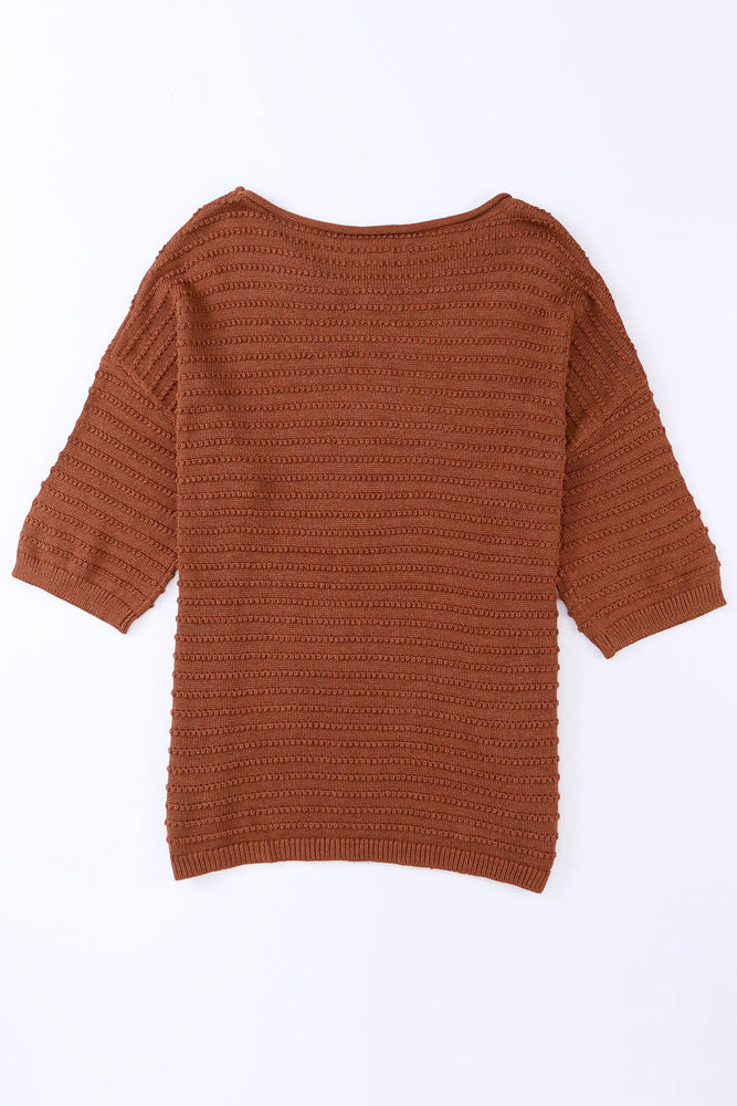 The Kalen Textured Knit Top