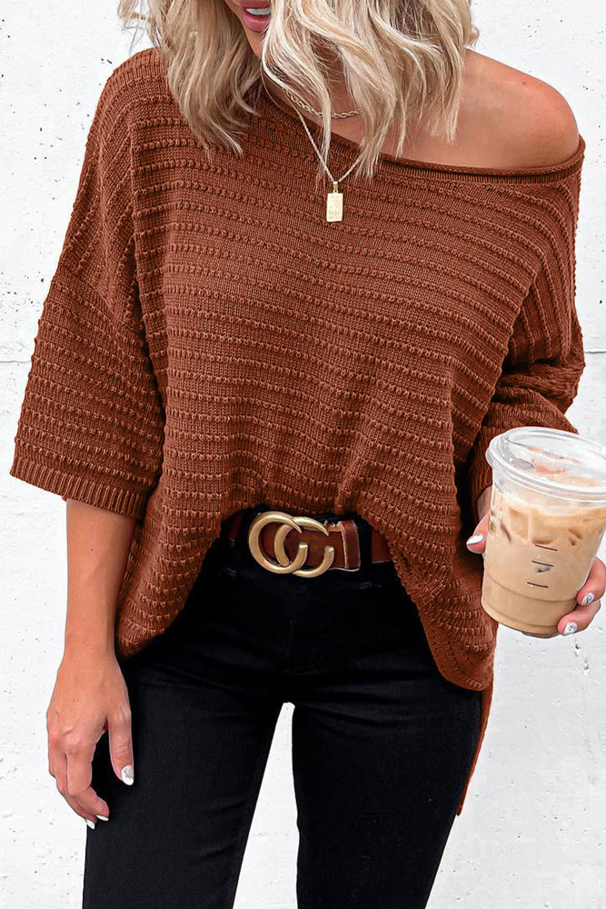 The Kalen Textured Knit Top