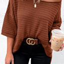  The Kalen Textured Knit Top