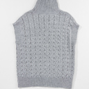  HIDDEN GEMS Cable Knit Turtleneck Top