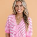  Timeless Moment Stripe Bow Knit Top