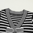  Timeless Moment Stripe Bow Knit Top