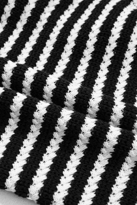 Timeless Moment Stripe Bow Knit Top