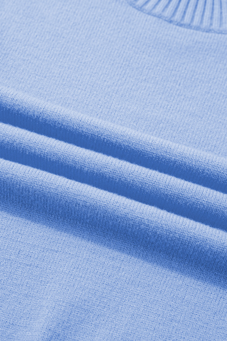 Soft Whisper Ruffle Short Sleeve Sweater