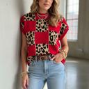  Wildly Trendy Checker Knit Top