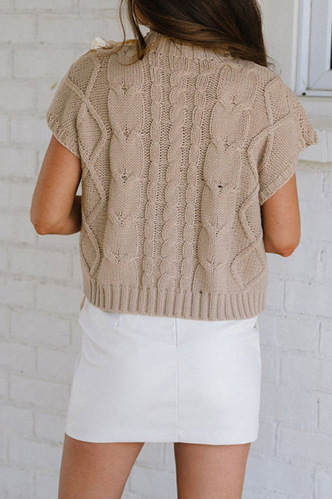 HIDDEN GEMS Sweet Embrace Bow Knit Top