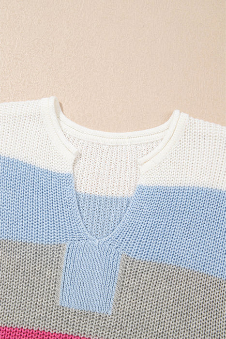 HIDDEN GEMS | Casual & Cool Colorblock Sweater Tee