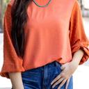  HIDDEN GEMS | Swiss Dot Patchwork Balloon Sleeve Blouse