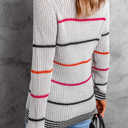  HIDDEN GEMS | Stripe Ribbed Knit Sweater