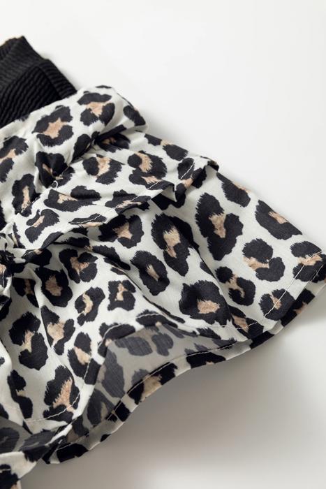 Free Flowing Ruffle Leopard Top