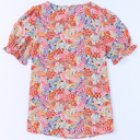  HIDDEN GEMS | Floral Bubble Sleeve Blouse