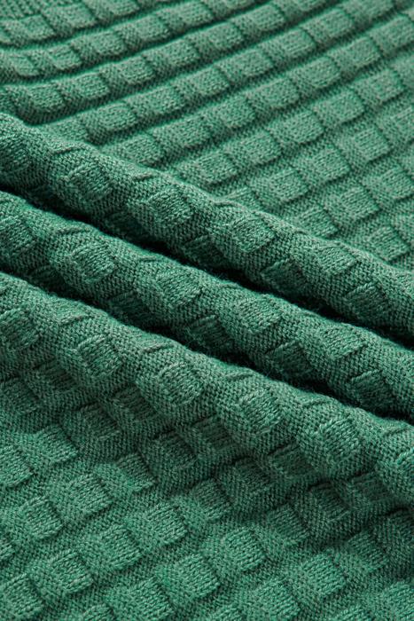 Easy Going Checker Knit Top