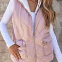 HIDDEN GEMS | Fleece Lined Quilted Vest