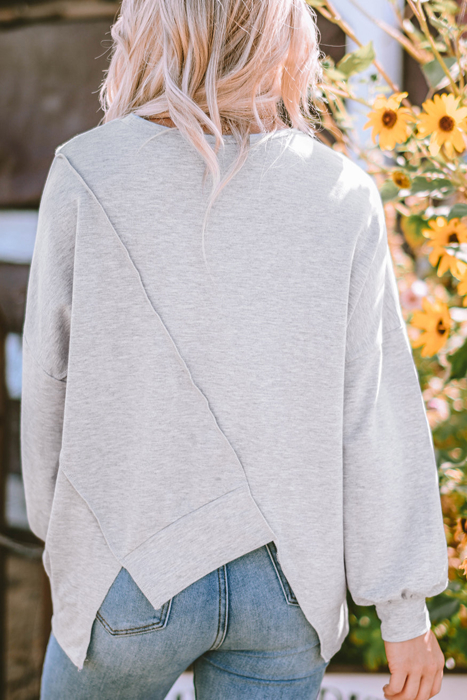 HIDDEN GEMS | Colorblock Long Sleeve Top