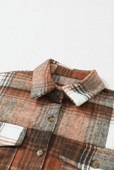 HIDDEN GEMS | Plaid Flap Pocket Shacket