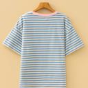  Into the Blues Striped Tee