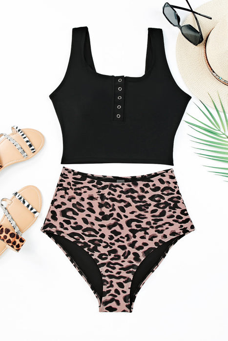 HIDDEN GEMS Trendy Print 2-Piece Bikini Set