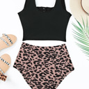  HIDDEN GEMS Trendy Print 2-Piece Bikini Set