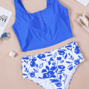  HIDDEN GEMS Trendy Print 2-Piece Bikini Set