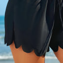  HIDDEN GEMS Scallop Bikini Lining Shorts