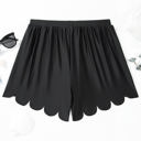  HIDDEN GEMS Scallop Bikini Lining Shorts