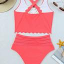  SALE! Scalloped Criss Cross Bikini Set