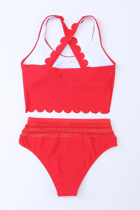 HIDDEM GEMS Scalloped 2-Piece Bikini