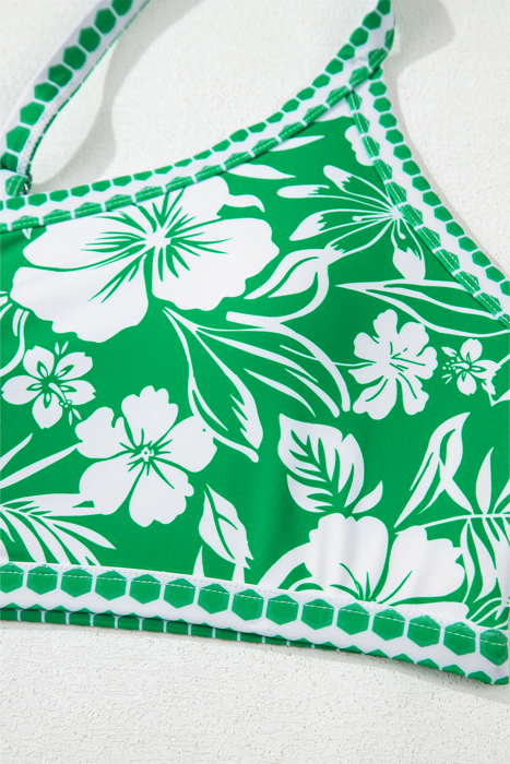 HIDDEN GEMS | Tropical Bloom One Shoulder Bikini Set