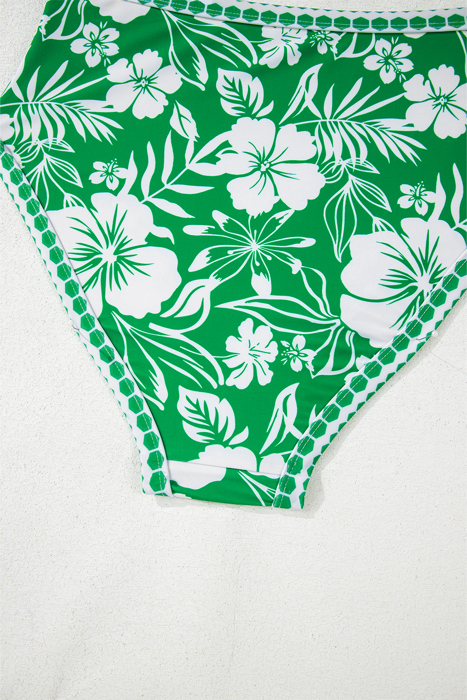 HIDDEN GEMS | Tropical Bloom One Shoulder Bikini Set