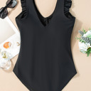  HIDDEN GEMS Ruched One Piece Swimsuit