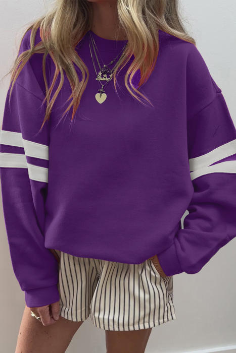 HIDDEN GEMS | Varsity Stripe Sweatshirt (6 Colors)