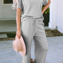  HIDDEN GEMS | Textured Top and Pants Set