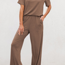  HIDDEN GEMS | Solid Top and Pants Set